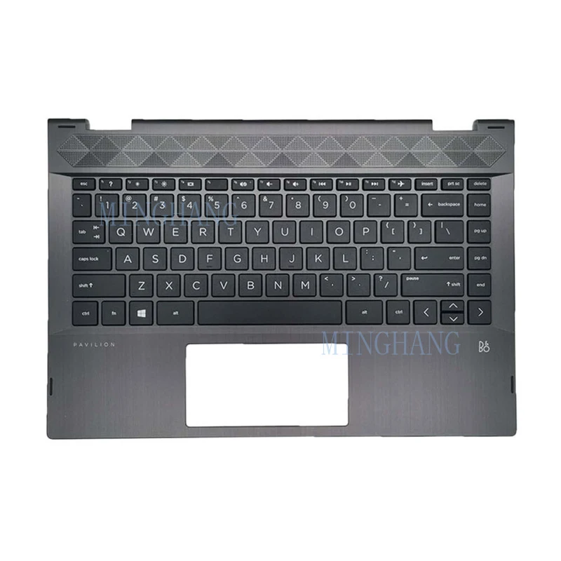 M   For HP X360 14-CD 14M-CD TPN-W131 Palmrest Cover W/ Keyboard C Shell L18947-001