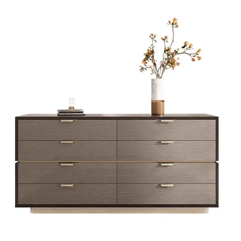 

Nordic style six-chest light luxury locker modern simple side living room wine new French drawer