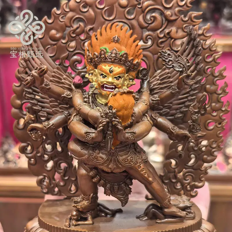 Puba King Kong pure copper gilt Buddha statue purple copper treasure selection t1 Tibetan Tantra Buddhist Hall