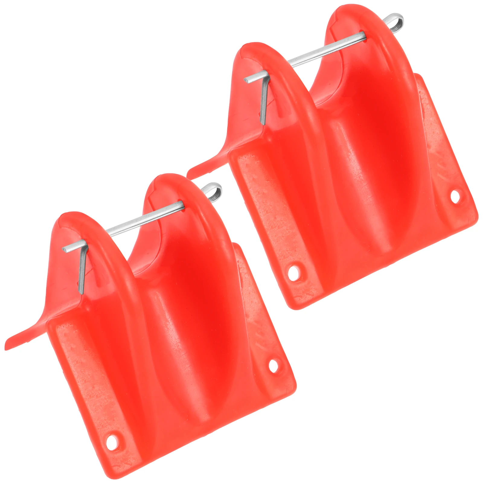 

2pcs Safety Rope Protective Cover Red Lightweight Climbing Equipment Edge Protector Mountaineering Rope Guard Outdoor Tools