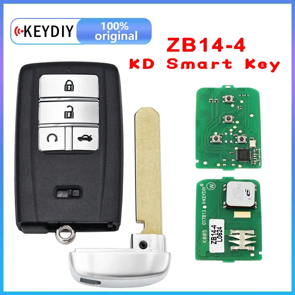 KEYDIY KD ZB Series llave inteligente control remoto de coche ZB14-4 para KD-X2 KD-MAX para Honda Acura Style