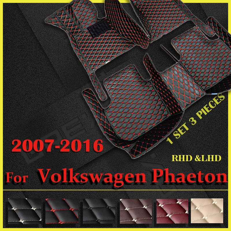 

Car floor mats for Volkswagen Phaeton FIVE-SEAT 2007 2008 2009 2010 2011 2012 2013 2014 2015 2016 Custom auto foot Pads