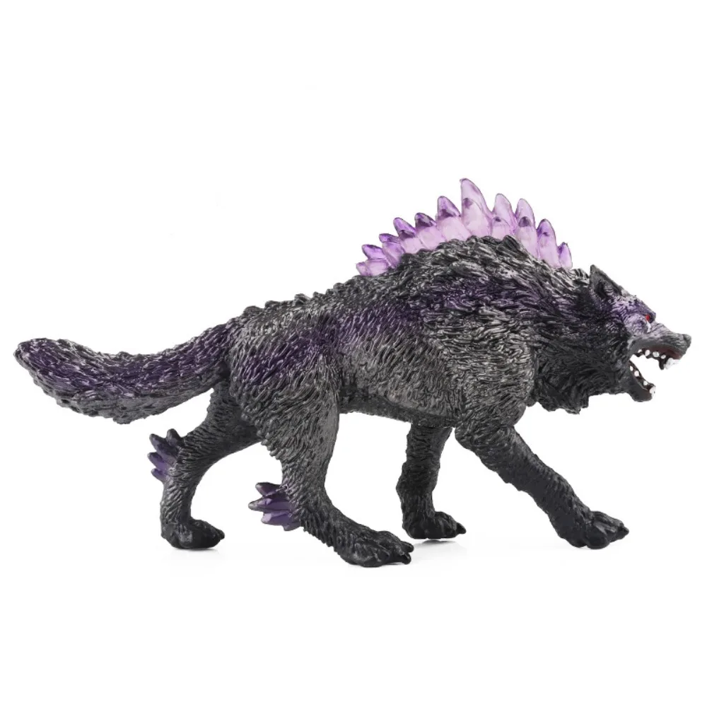 

Plastic Simulated Solid Animal Model Shadow Wolf Handmad Wolf Simulation Animal Toy Statue Animals Figure