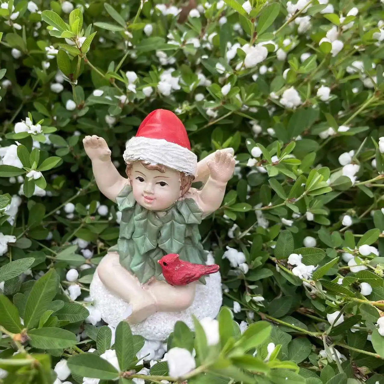 

Новые украшения для сада в стиле джунглей, рождественские декорации из смолы, украшения для дома и сада.