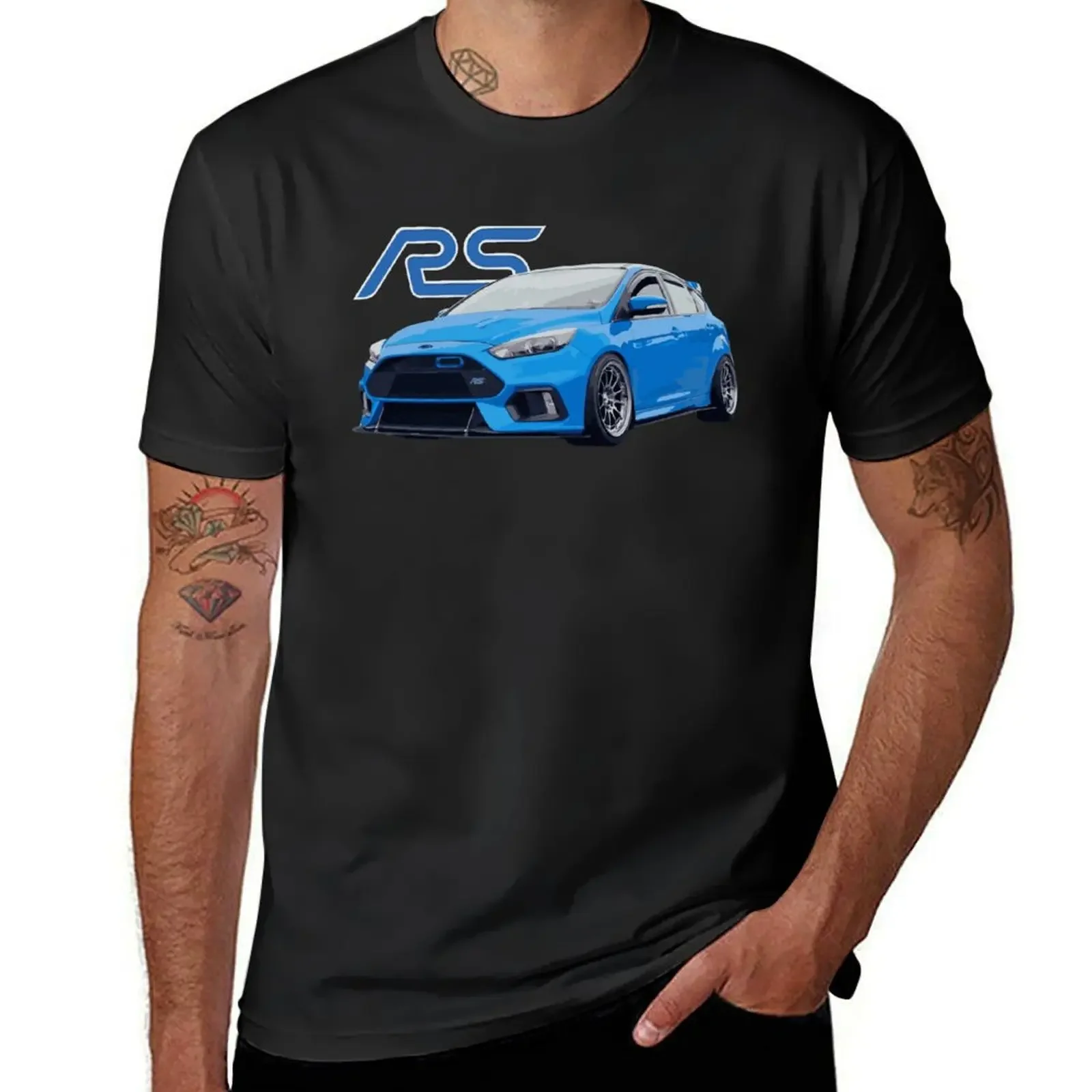 

Focus mk3 rs Nitrous Blue T-Shirt cute clothes Short sleeve tee mens t shirts top quality