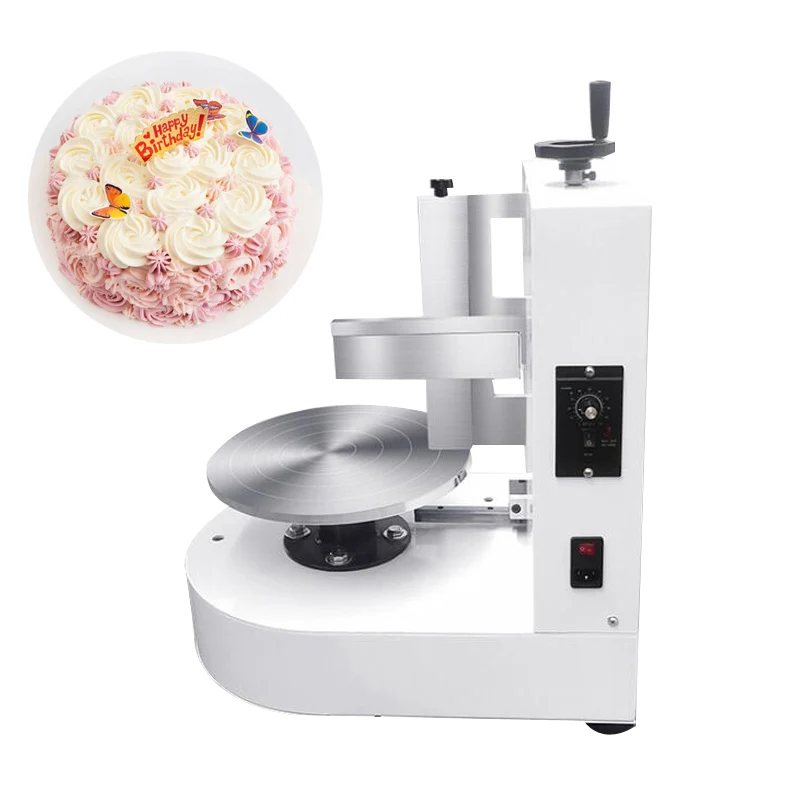 Inch Automatic Cake Cream Spreading Coating Filling Machine Electric Cake Bread Cream Decoration Spreader Smoothing Machine