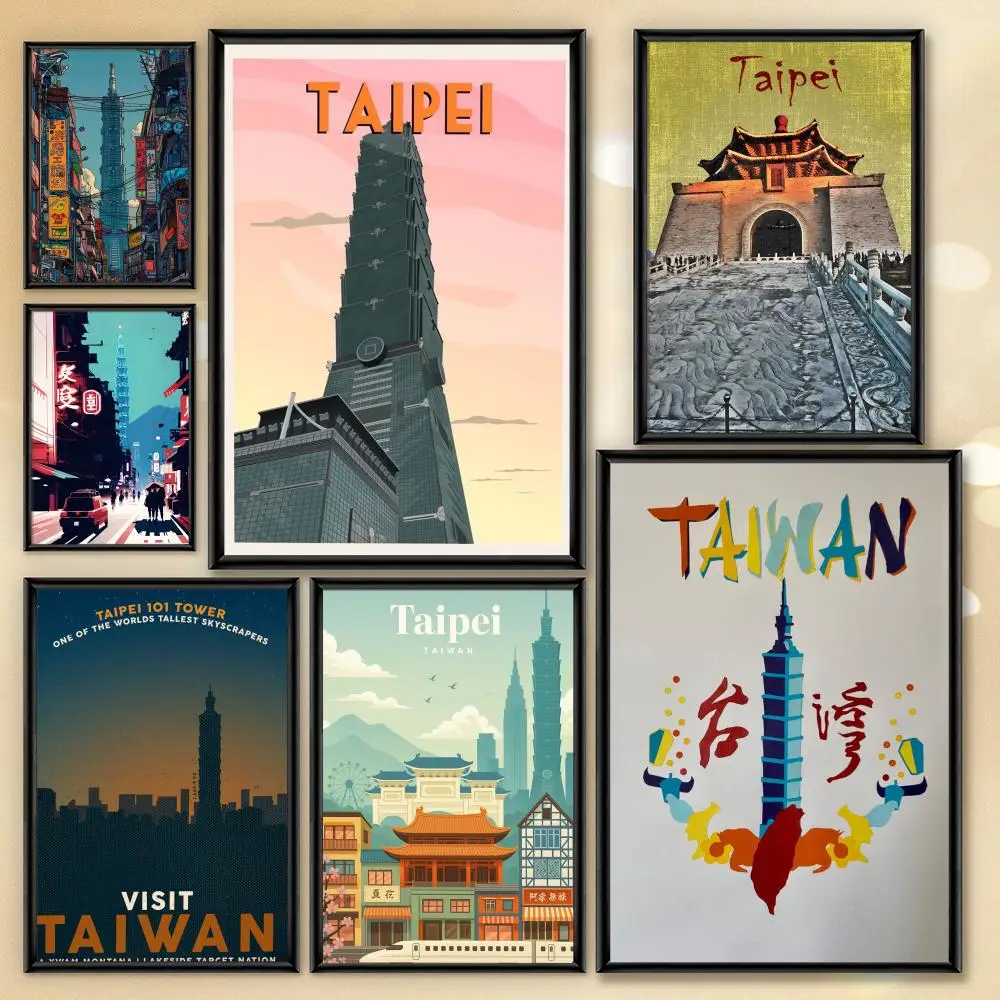 تايبي تايوان ملصق HD أنيمي موضوع ساخن المغني/OST/فيلم مقاوم للماء ذاتية اللصق ديكور المنزل