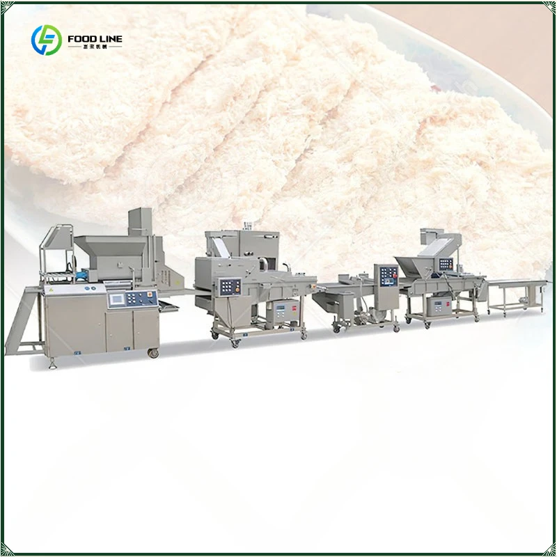 Automatic Meat Burger Beef Hamburger Patty Maker Chicken Nugget Production Line for Cutlet FL Customized