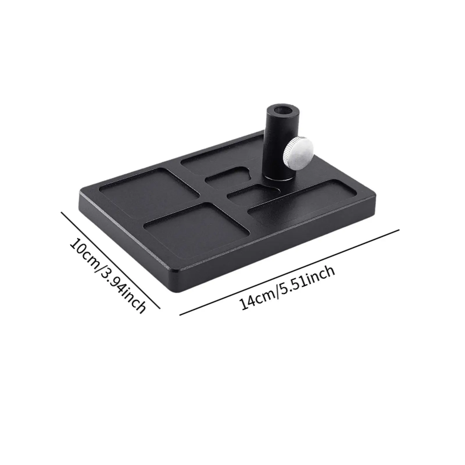 Fly Tying Vise Pedestal Base Fishing Equipment Fits 0.39 inch Stem for Clamp