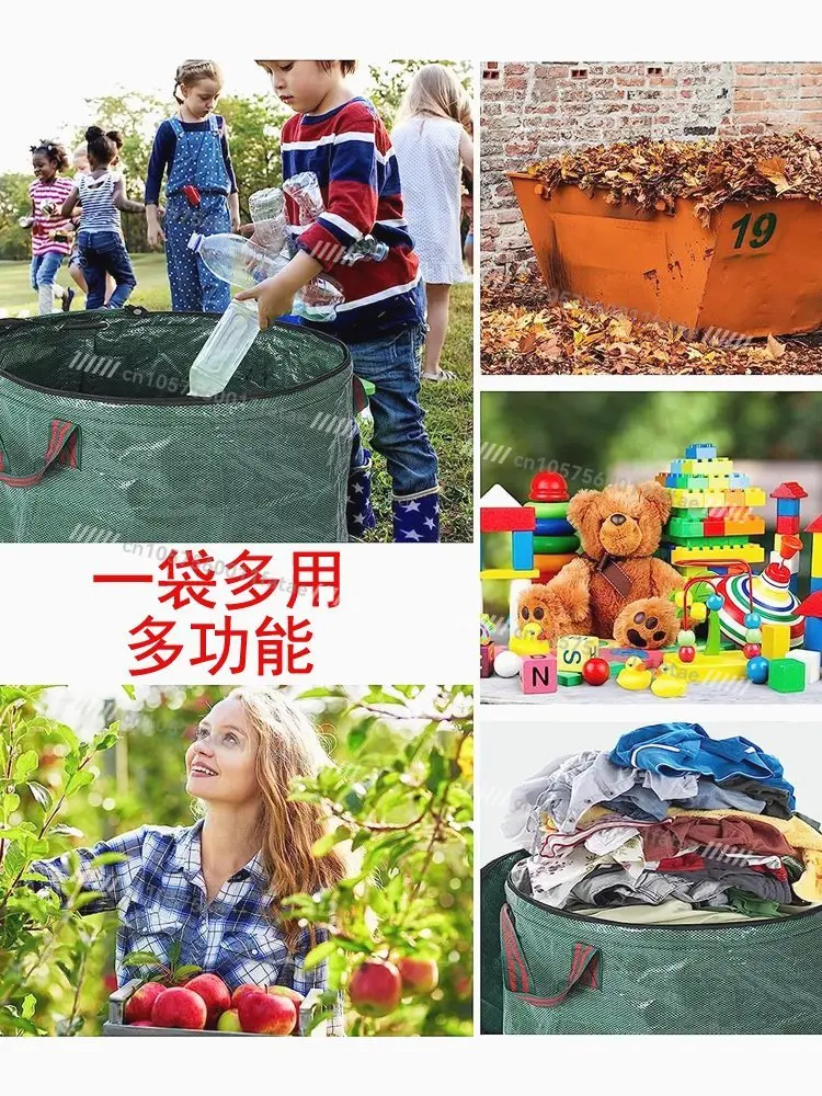 Thickened Waterproof Leaf Storage Bag Large Capacity Clothes Toy Collection Bag Multifunctional