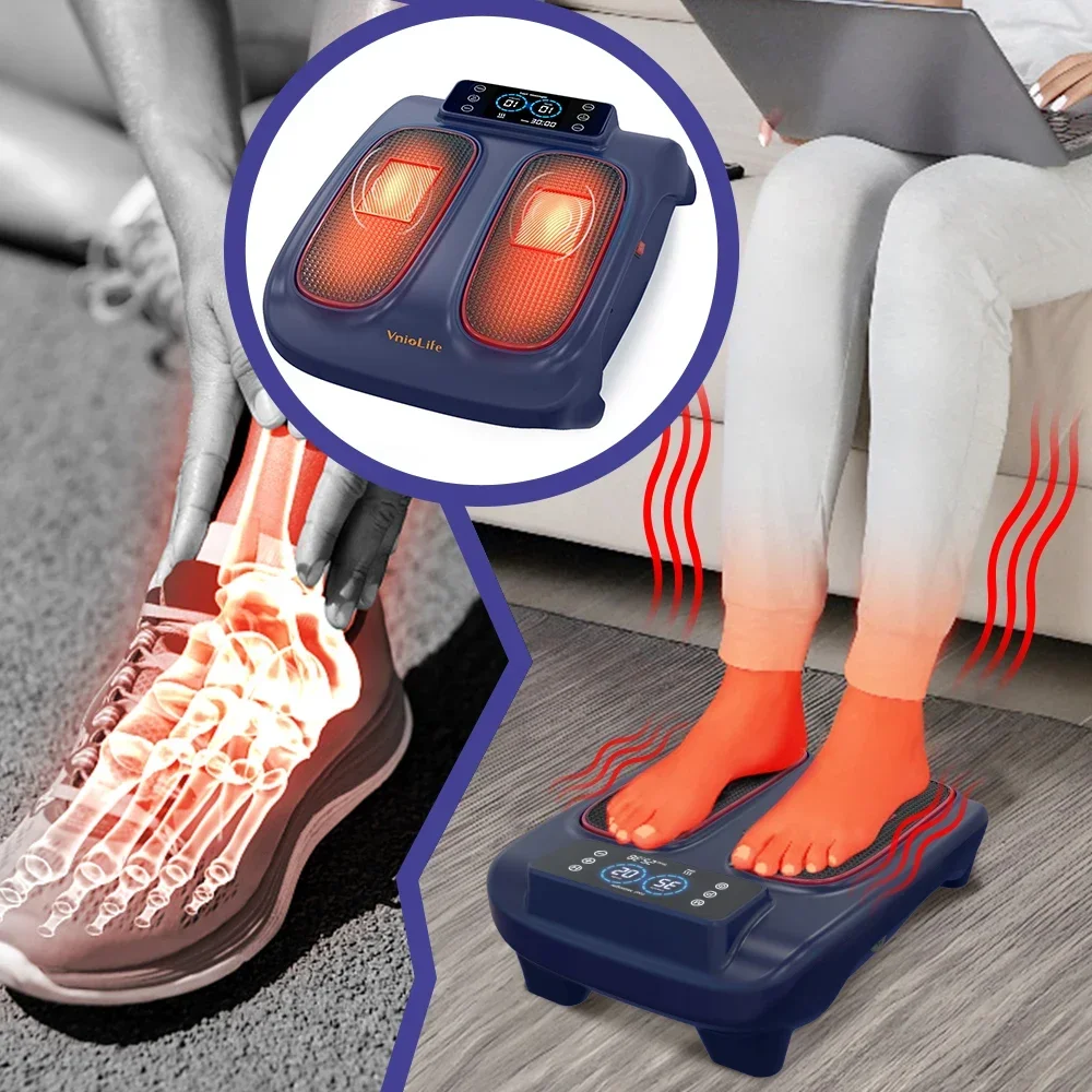 Soft Vibrating Foot Massager Point Massage with Heat Massage Therapy for Relaxation