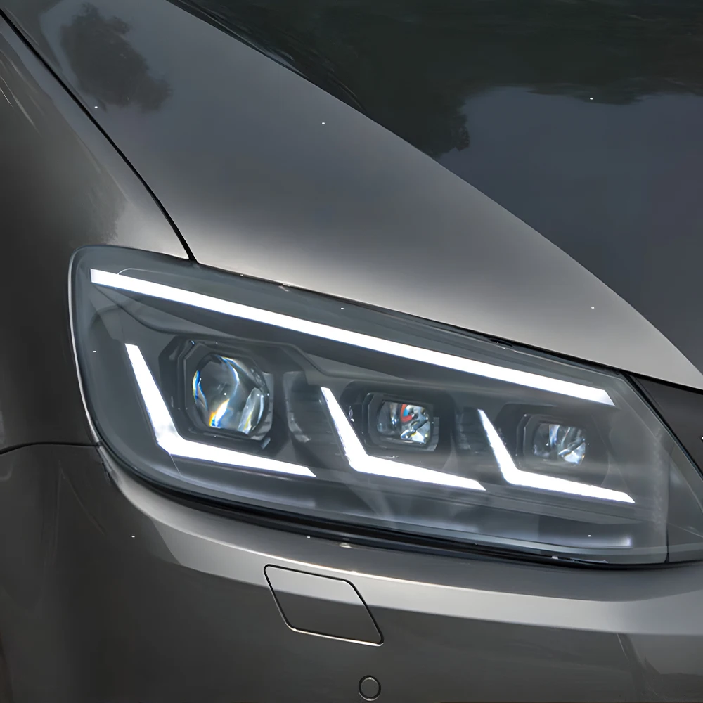 

For Volkswagen Sharan 2012-2018 Front Headlights LED Car Assembly Fully Upgraded Projection Lens Tools and Accessories