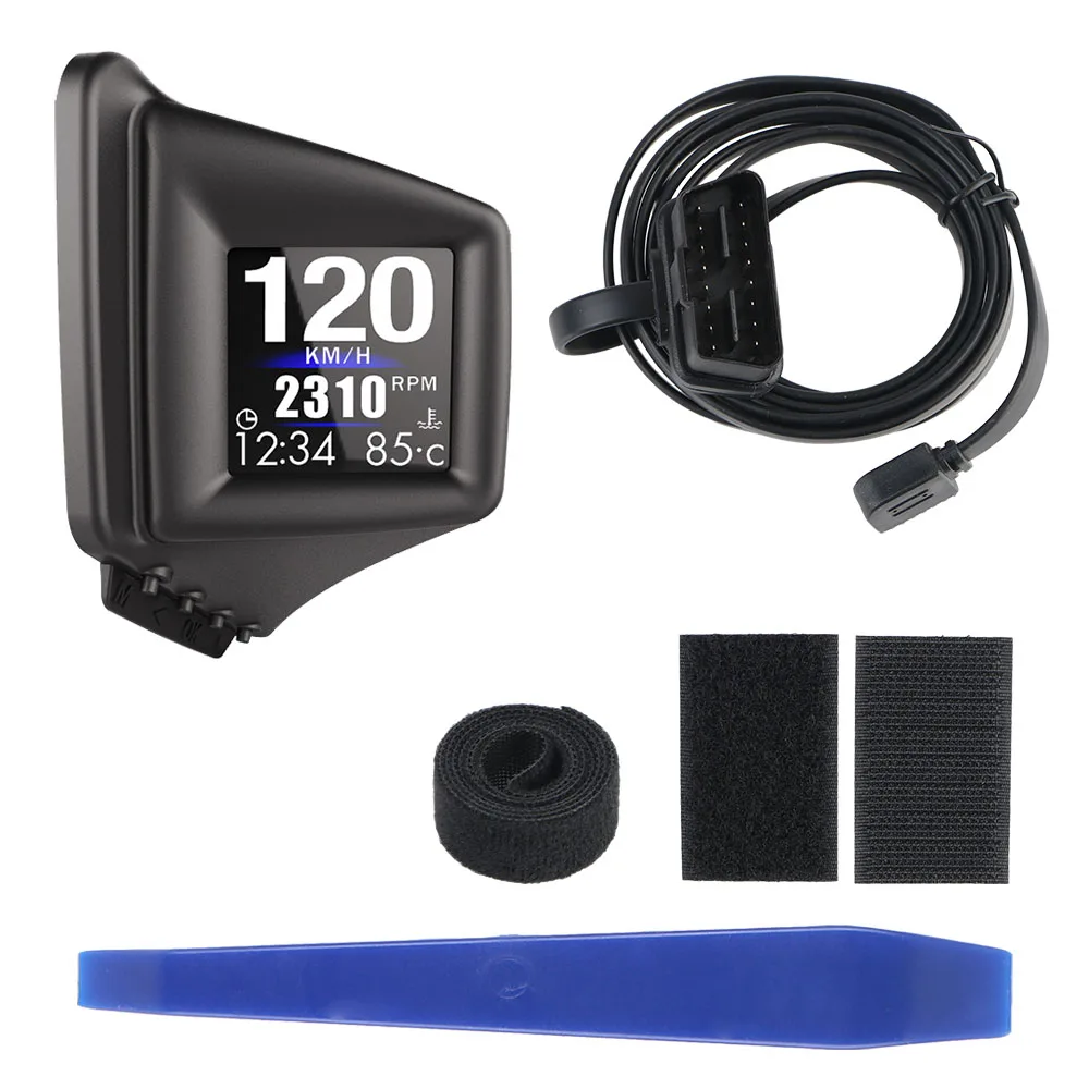 

Universal HD Display Screen BeiDou GPS Altitude Date Speedometer With Multiple Alarm Functions Car Head Up Display