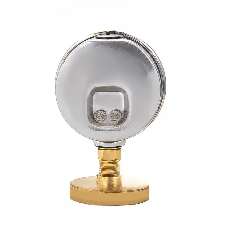 Vertical liquid-filled pressure gauge 2.5-inch vacuum pressure gauge, ordinary pressure measuring instrument
