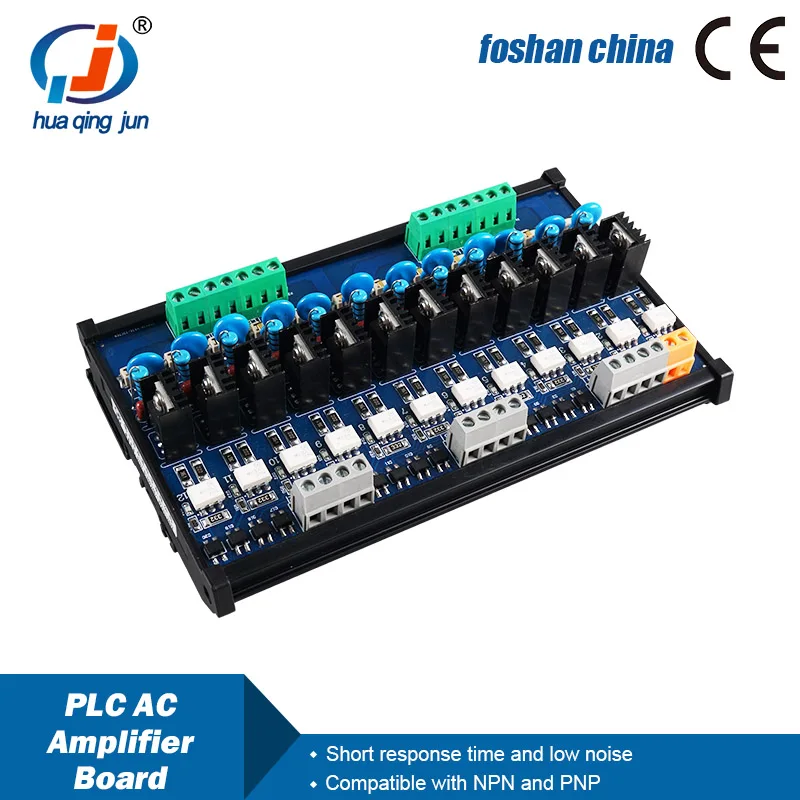 Huaqingjun papan Amplifier AC PLC 12 saluran Fuse 3A modul Thyristor sirkuit pendek isolasi Optocoupler untuk mikrokontroler