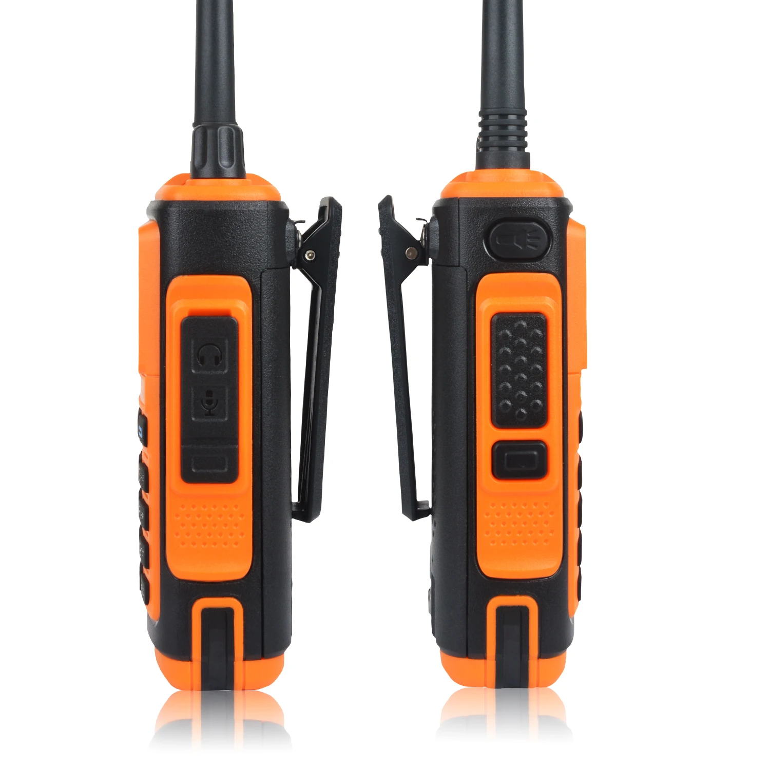 Baofeng-walkie-talkie analógico de doble banda, dispositivo de mano con linterna, pantalla a Color de 136 pulgadas, VHF 174-400 MHz y UHF 520-1,77