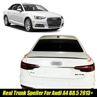 Alerón trasero de coche de 121Cm, tapa de labio, kit de carrocería de ala para accesorios Audi A4 S4 B8 B8.5 2013 + plástico suave negro brillante de goma