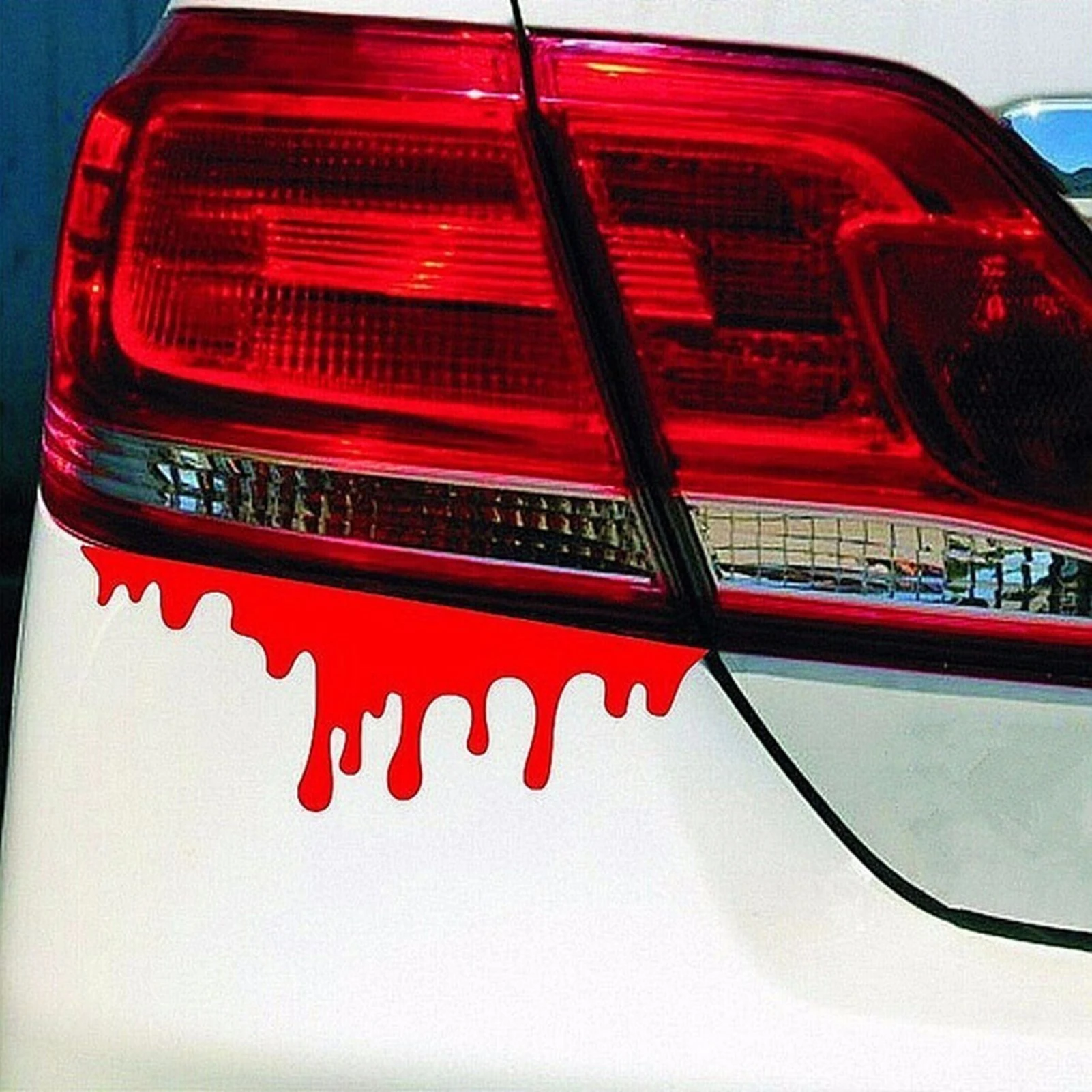 funny sticker Reflective Red Blood Bleeding Car Sticker Car Decals Rear Front Headlight Sticker hot car sticker automovil