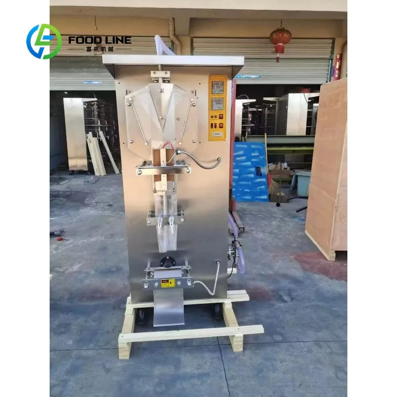 Automatic Form Fill Seal Liquid Sachet Packer Customized Features for Water Juice Beverage Bottling Plastic Bagging Sealing