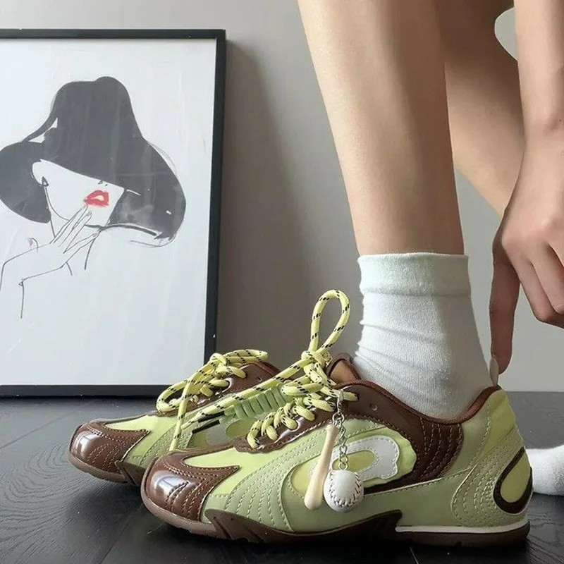 

New Women's Racing Shoes With Insole Height Increase Dexun Shoes Breathable Mesh Casual And Lightweight Sports Shoes