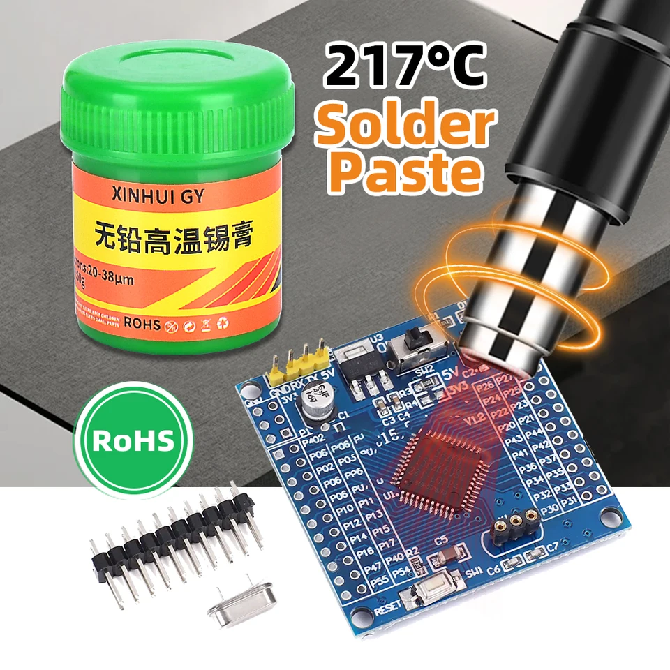 217 ℃ 鉛フリー高温はんだペースト 3%銀 BGA修理用はんだペースト