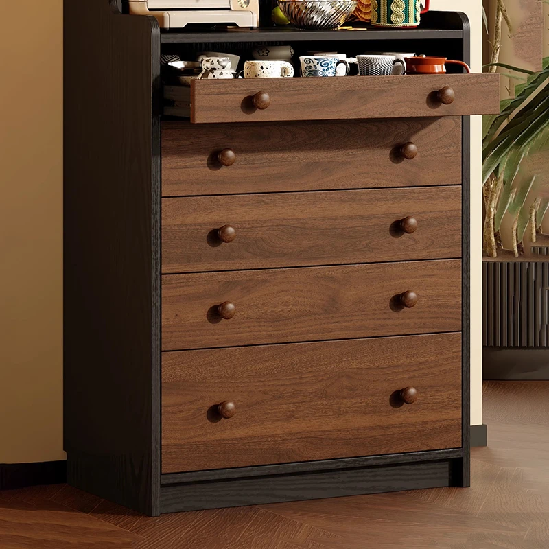 Gabinetes altos Vintage para sala de estar, gabinetes de salón elegantes y de moda de primera calidad de mediados de siglo, muebles de salón clásicos Glamour