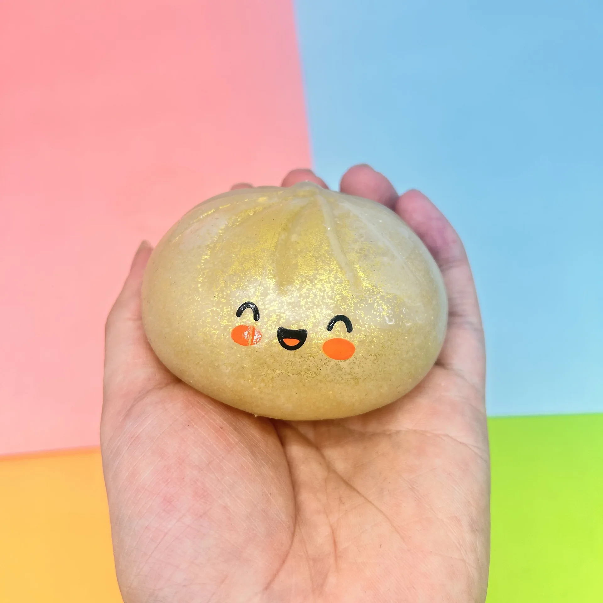 Squishy Dumpling Mystery Dumpling Squishies Handgemaakte drukverlichtende ballen Paasmandvullers Dumplings Squishy