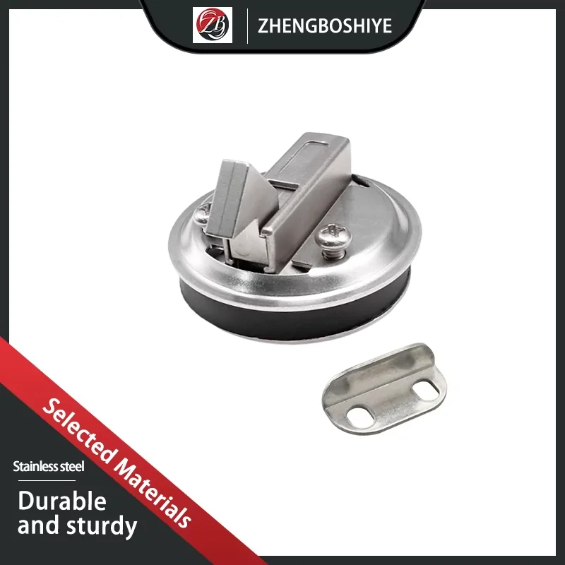 304 Stainless Steel Panel Lock Embedded Anti-Collision Lock Switch Industrial And Commercial Mobile Distribution Box