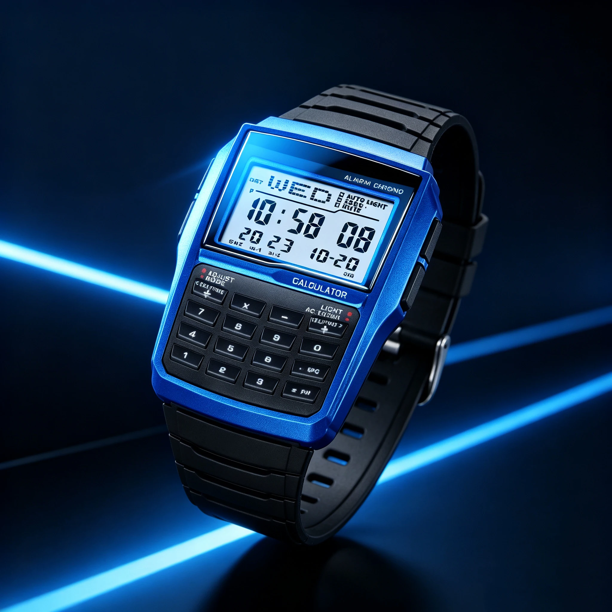 Multi Functional Men's Calculator Watch Sports Digital Watch Computer Style Fashionable Luxury LED Electronic Watch