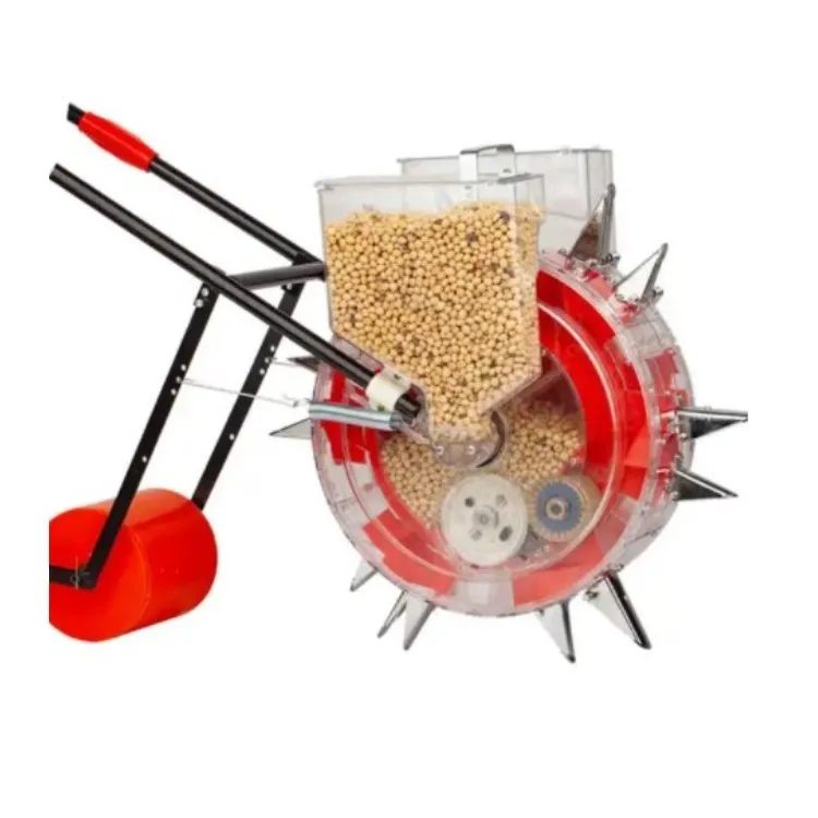 

Farm Sowing Fertilizer Push Corn Rice Seeder Automatic Vegetable Planter