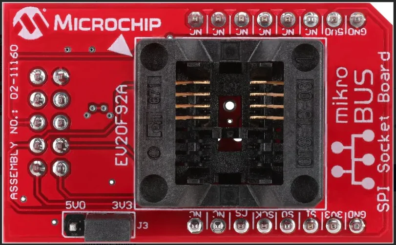 Microchip Technology EV20F92A Memory IC Development Tools Serial Memory SPI Eval Kit