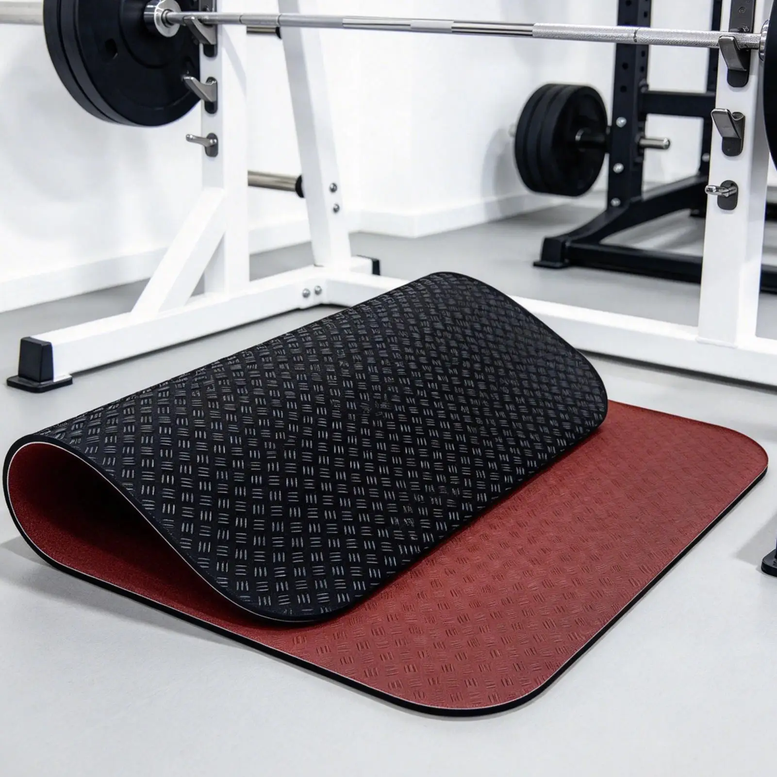 Non-Slip Workout Mat Double-Sided Hack Squat Machine Foot Mat Anti-Slip Leg Press Machine Pedal Foot Pad For Leg Quads