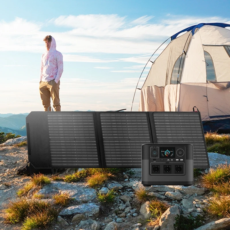 

Портативность, генерация солнечной энергии, 1000 Вт, 1200 Вт, аккумулятор Powerhouse, питьевая электростанция, гибкая солнечная панель с генератором