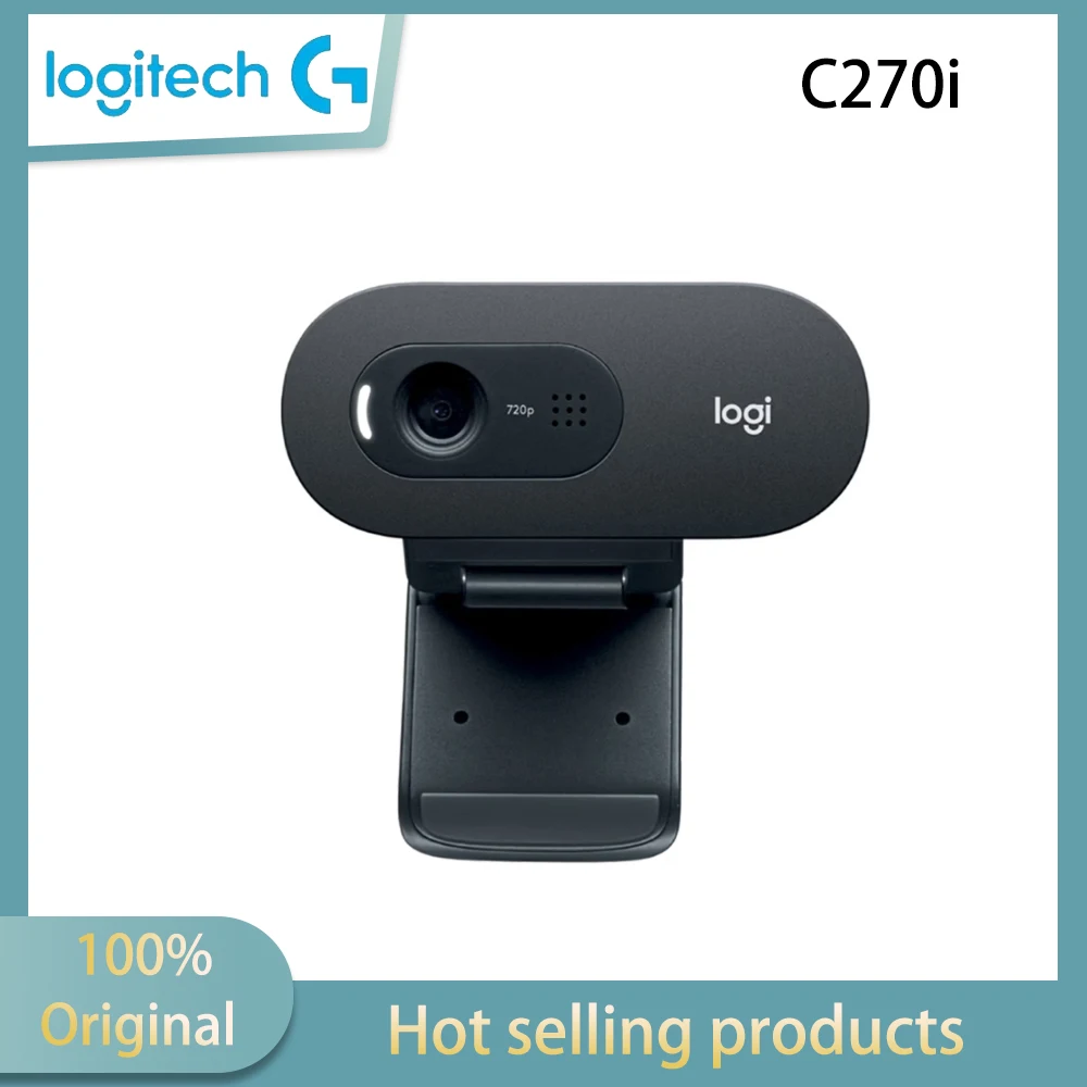 Logitech C270i HD Camera USB Laptop Desktop Camera Video Call Conference Home Online Course Camera with Microphone Noise Reducti