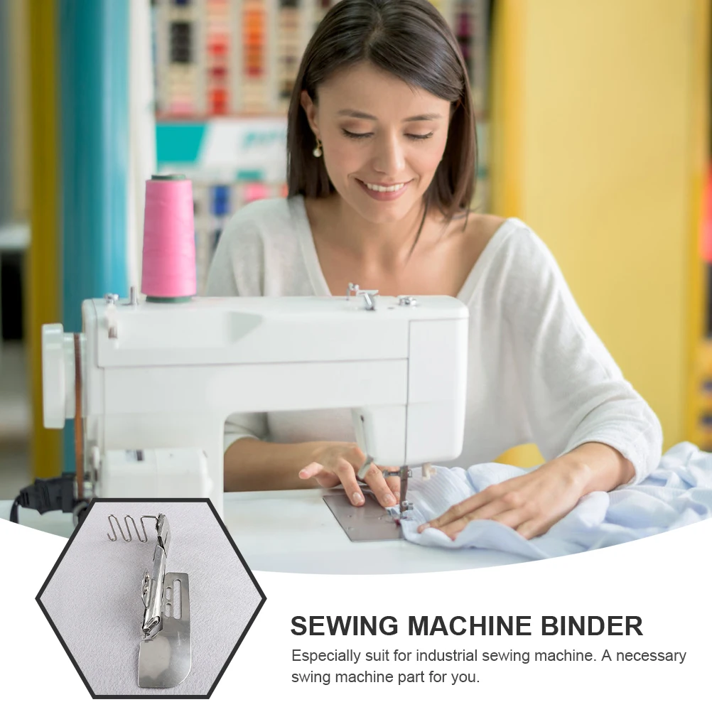 

Stainless Steel Sewing Machine Binding Binder Feet Lightweight Portable Practical Durable Sewing Presser Blinder Edging Device