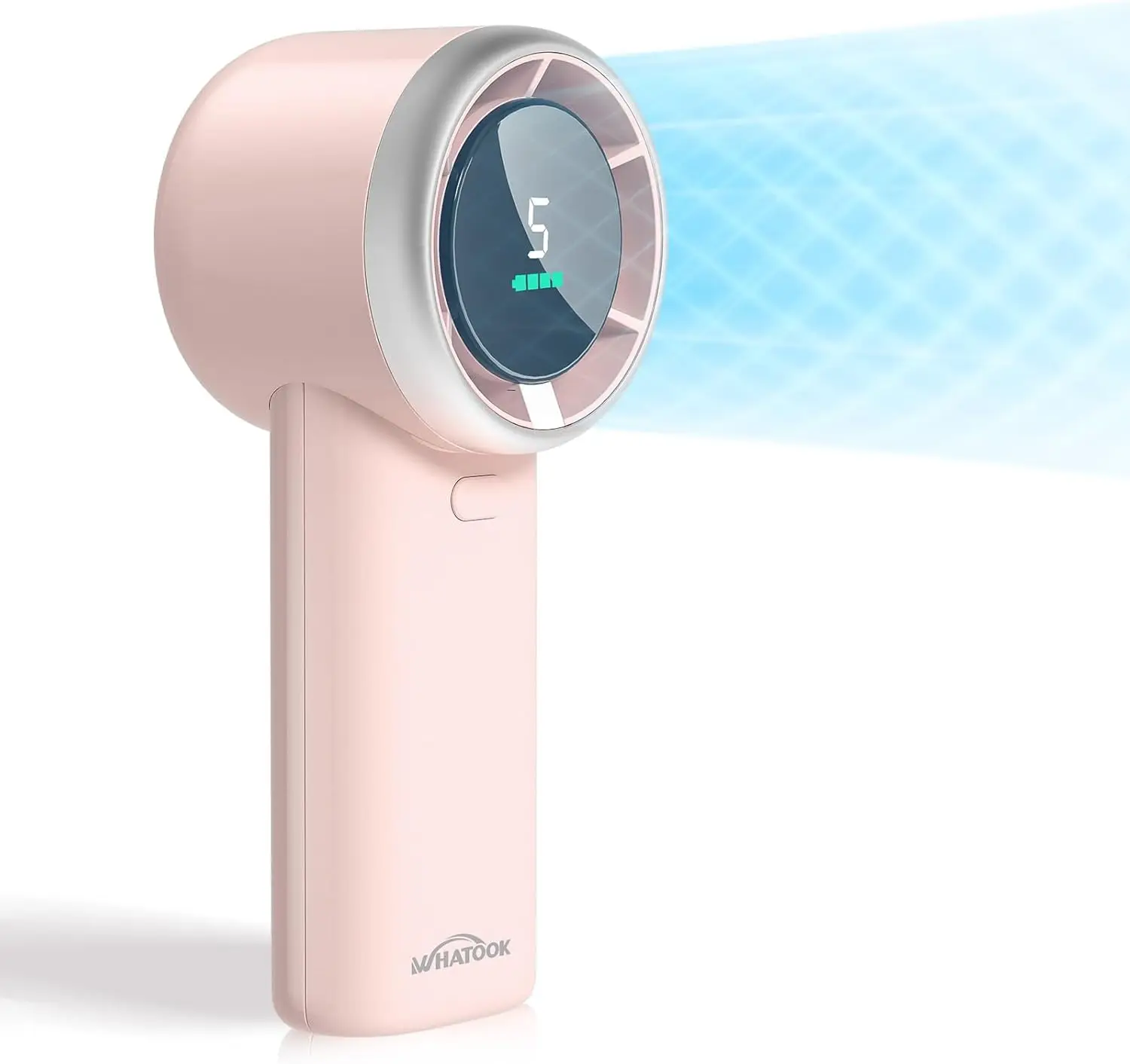 

Mini Handheld Fan: High Speed, 10H Battery, USB Rechargeable, Portable for Travel & Beach
