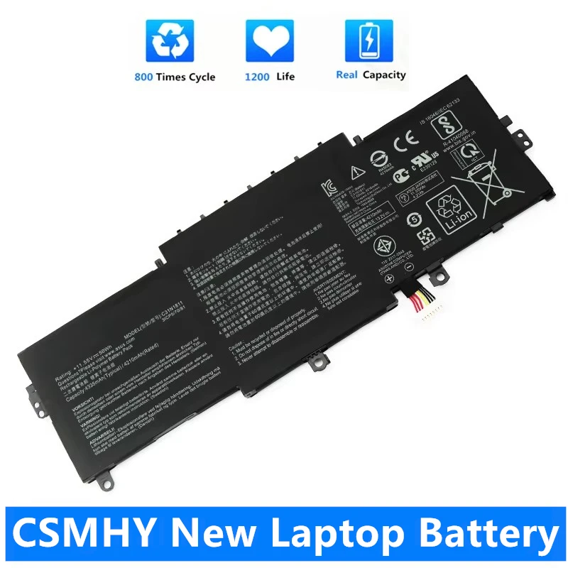 CSMHY  50Wh C31N1811 Laptop Battery For Asus Deluxe 14 UX433 UX433F UX433FX UX433FN UX433FA U4300FN U4300F BX433FN