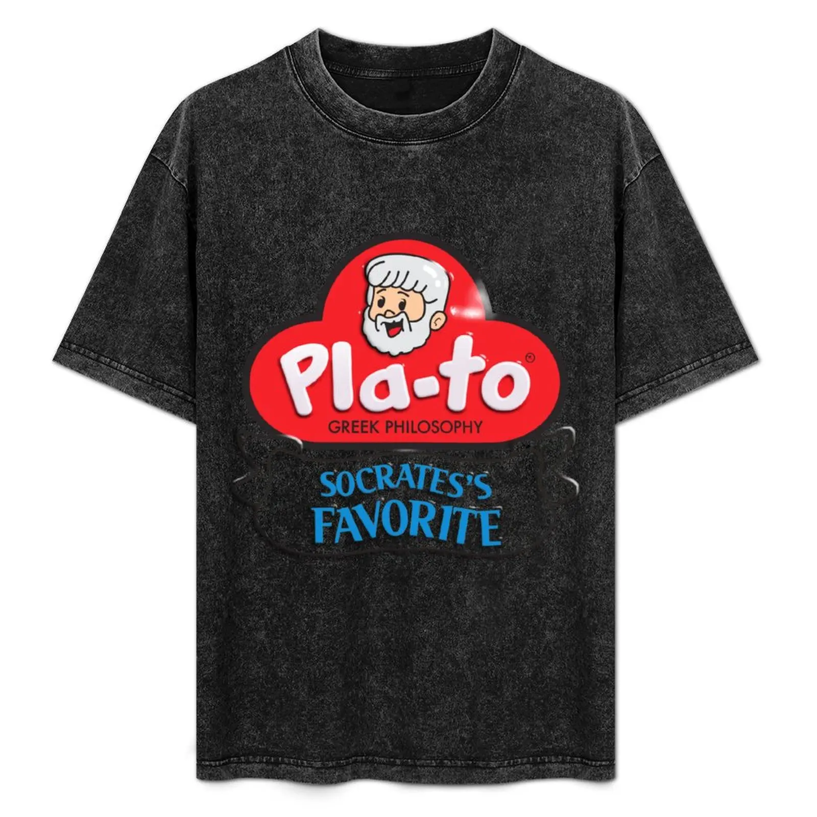 

Pla-to T-Shirt Large Size Basic Casual T-Shirt