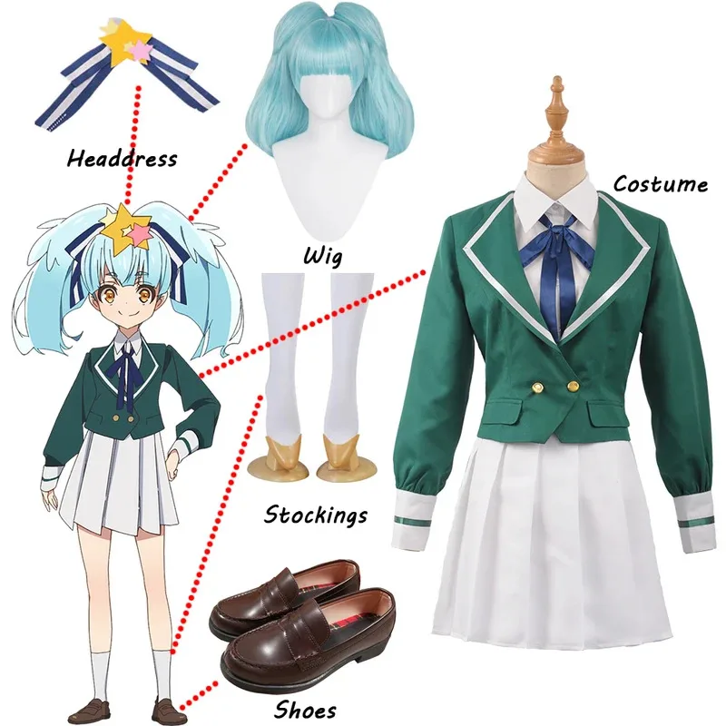 

Аниме ZOMBIE LAND SAGA Hoshikawa Lily Косплей Костюм Карнавал Хэллоуин Школьная форма JK наряд на заказ