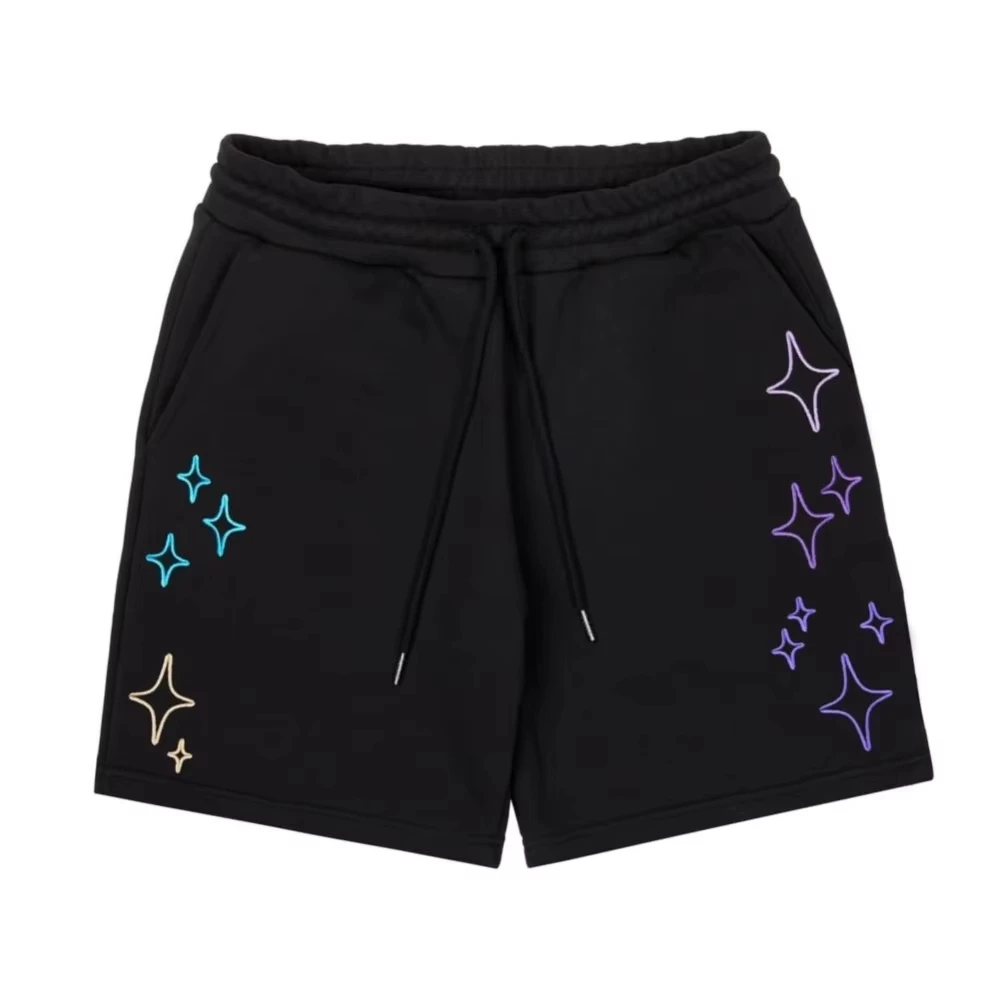 

Лето 2022, новые мужские шорты, брюки с рисунком созвездия и звездным принтом, свободные свободные шорты Harajuku Y2k из чистого хлопка