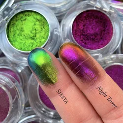 Multi Chrome Chameleon eyeshadow Metallic Shiny Eyeshadow Palette Powder Pigment Professional Eyes Makeup Party Cosmetic