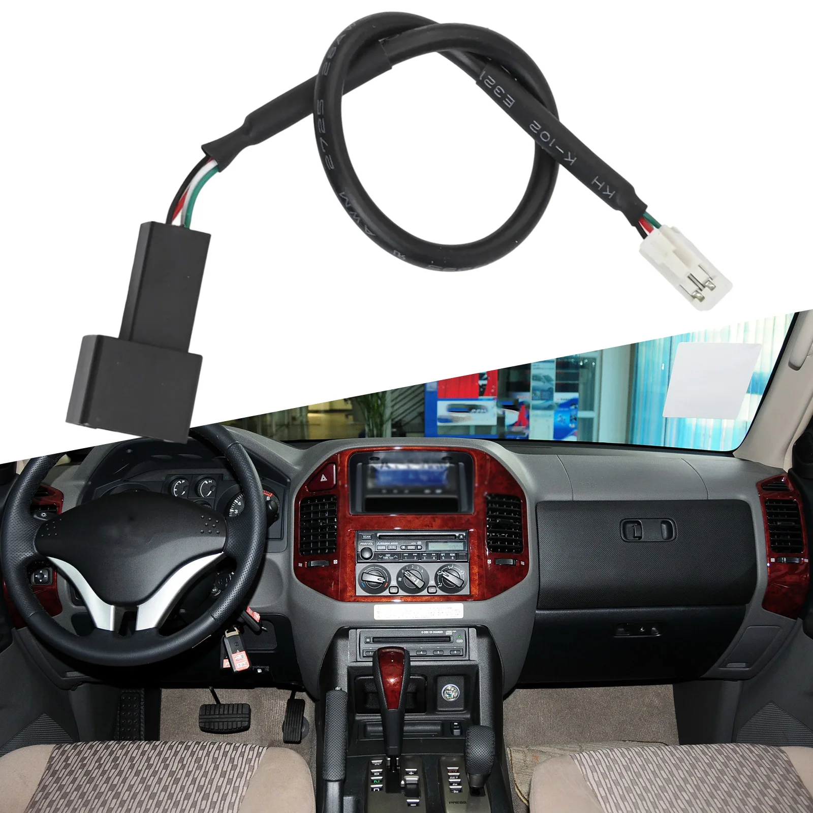 USB Female Interface Cable For Mitsubishi 2018 Up 4Pin Car-Stereo To Connect For Android Devices For Audio Playback