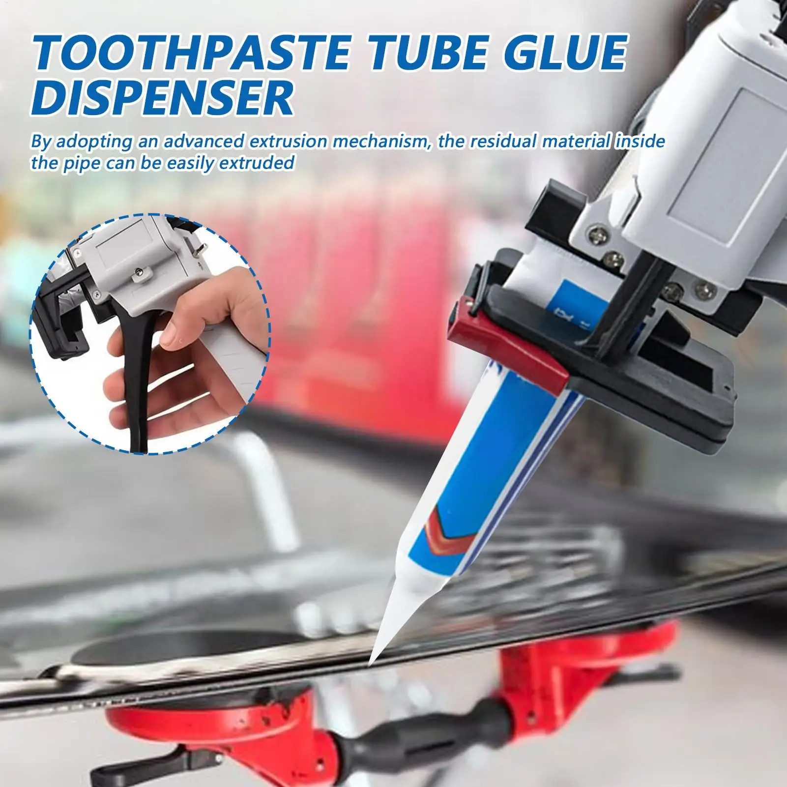 Tube Dispenser Tool For Squeeze Ergonomic Manual Tube Squeezer Home Supplies For Industrial Marine Daily Sealant Cartridges