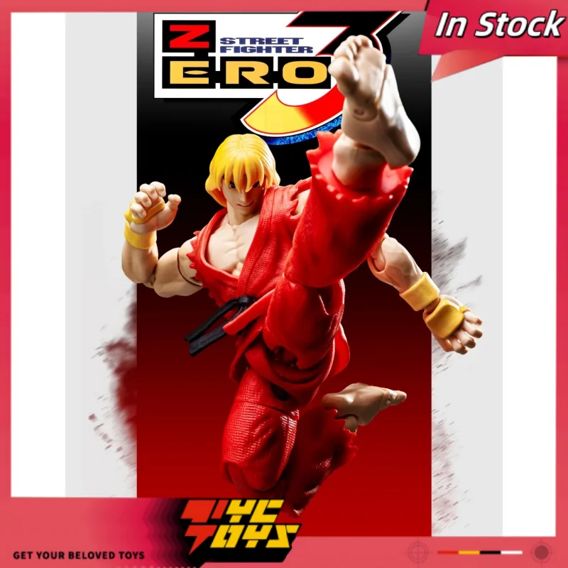 

In Stock Original Storm Toys Arena ST Street Fighter Zero 3 Red Ken SFSA01 1/12 Action Figure 6inch Full Set Model Toys