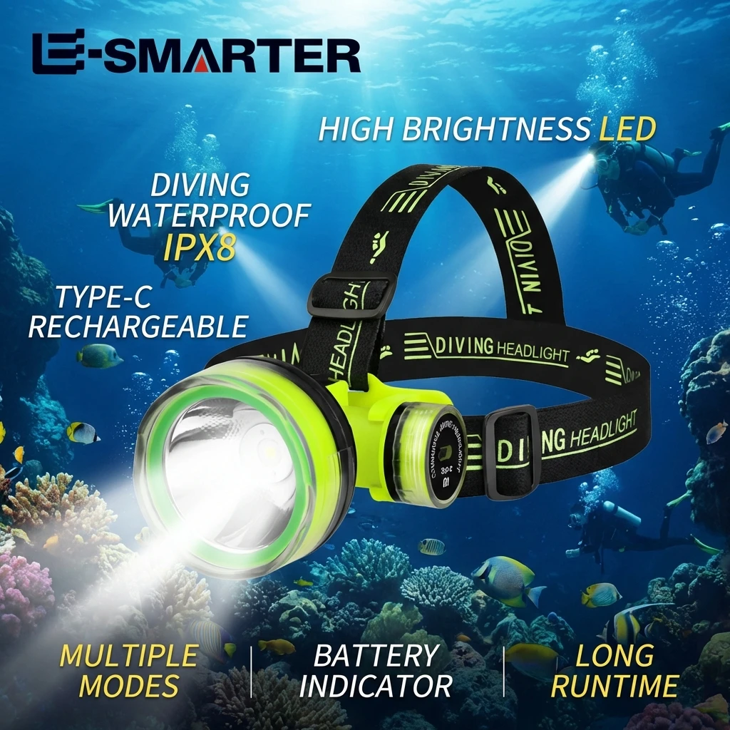 lanterna-de-mergulho-led-super-brilhante-a-prova-d'Agua-portatil-e-recarregavel-farol-de-mergulho-submersivel-ate-350m