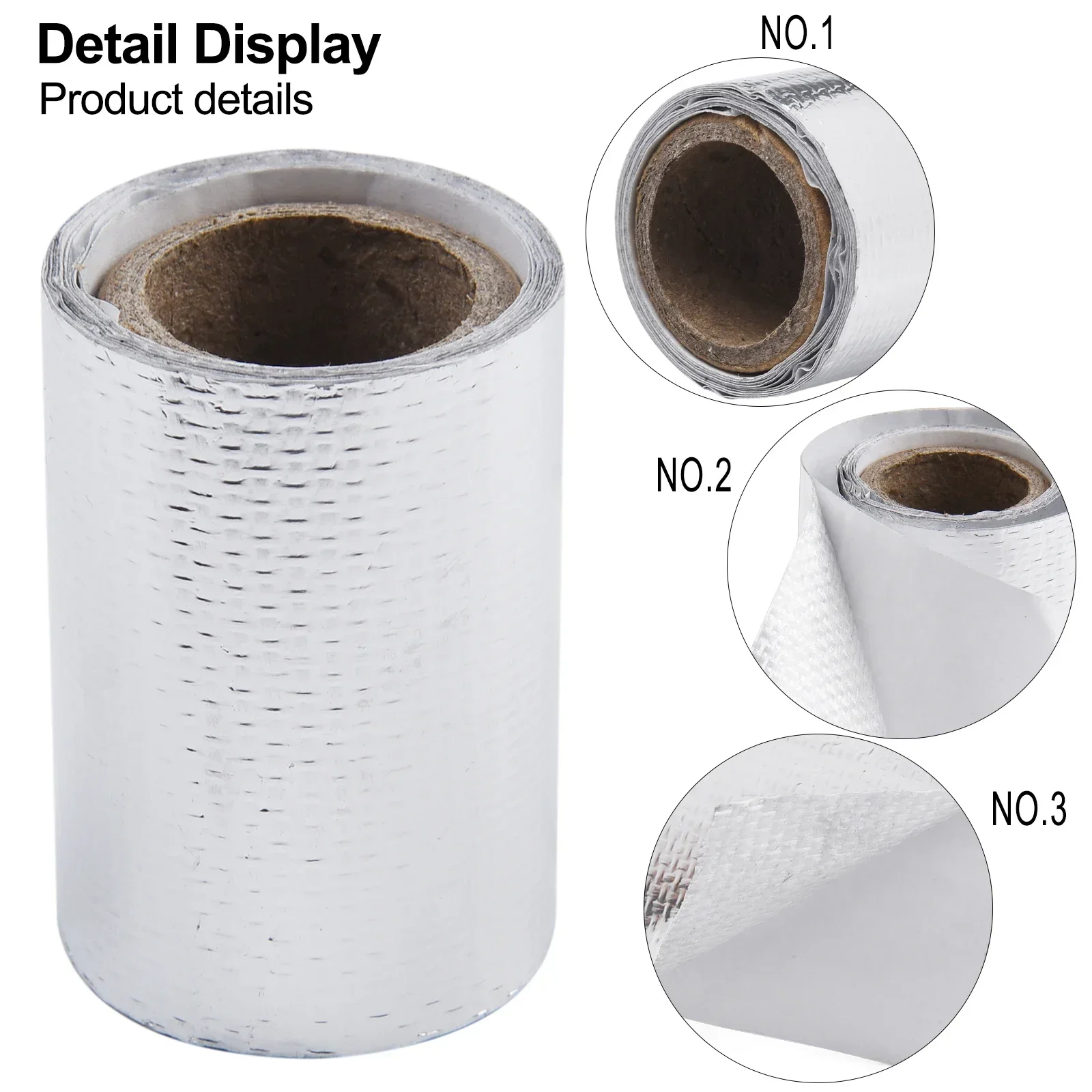 A Gold Thermal Exhaust Tape Air Intake Heat Insulate Shield Wraps Reflective Heat Barrier Self Adhesive Engine 2 Inch 5M