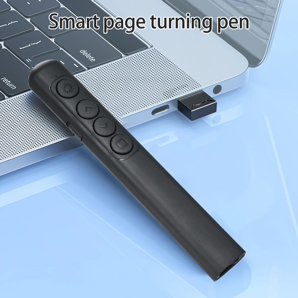 Laser Presentation Pointer 2.4G Wireless Demonstration Remote Control Pen for PowerPoint PPT for Lectures Meetings