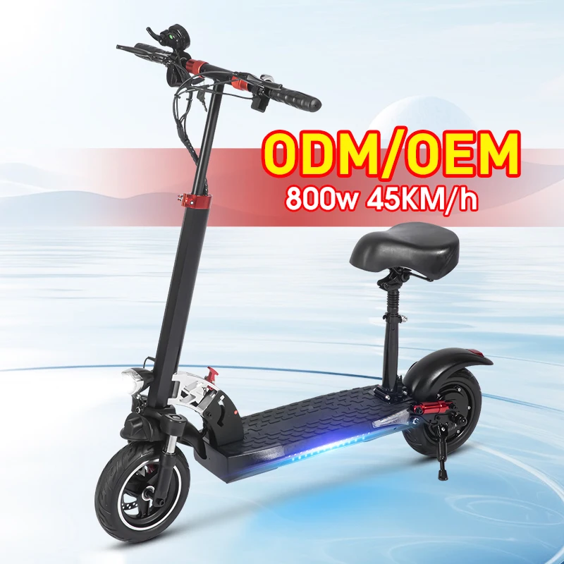 

STLF WJW CJM EU Stock Adult Scooter 50km/h High Speed 800W Range 45-50Km Electric Scooter With Seat Foldable Adult Electric Scoo