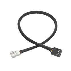 Motherboard 1 to 1 or 2 4Pin CPU Fan To PH 4pin GPU Cable Graphics PWM Cooking Fan Adapter Cable 30cm