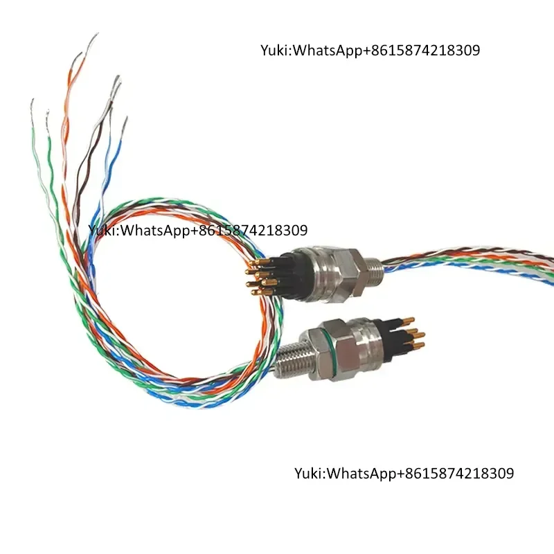 FullDepth 8-Core DMCBH8M Stainless Steel Shell Deep-Water Connector 0.3m Watertight for Offshore Use Made in China